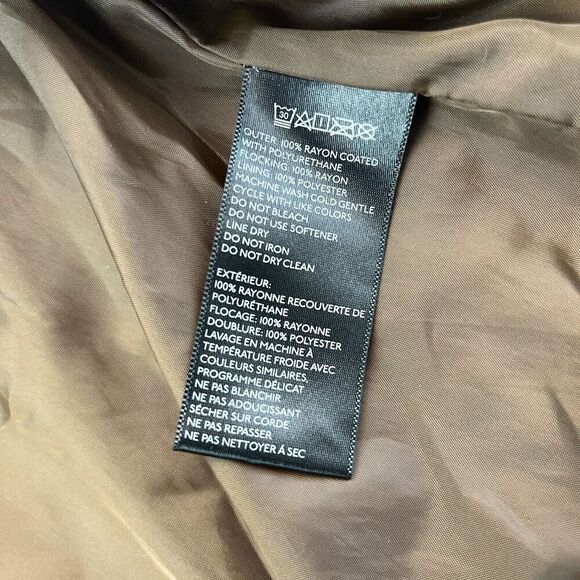 Urban Outfitters Faux Suede Leather Moto Jacket L Brown Punk Grunge City Classic - Picture 11 of 11